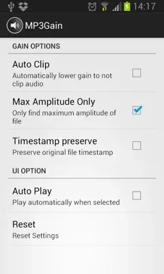 MP3Gain android App screenshot 0